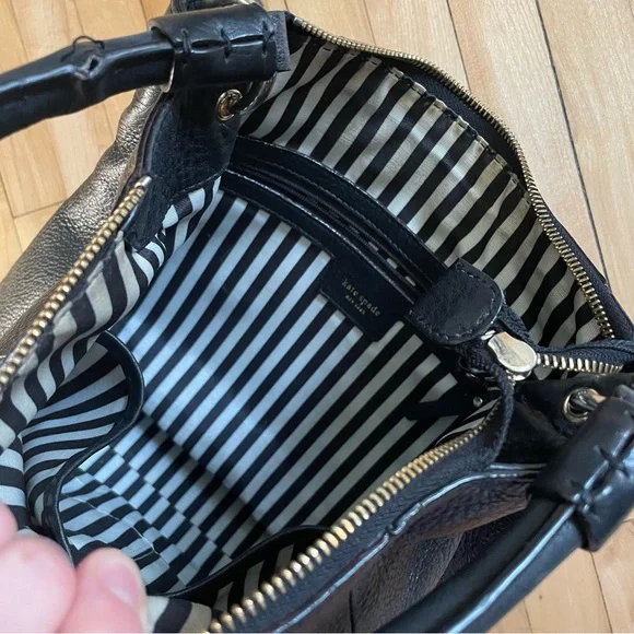 Kate Spade Genuine Leather Hobo Bag Shoulder Bag Purse - Picture 7 of 7